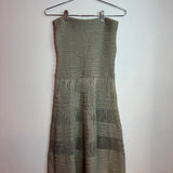 Celine Strapless Textured Knit Mini Dress Sage Green Size Small