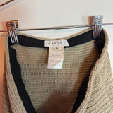 Celine Strapless Textured Knit Mini Dress Sage Green Size Small