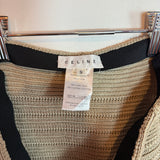 Celine Strapless Textured Knit Mini Dress Sage Green Size Small