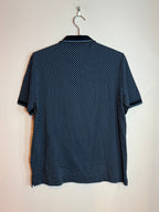 Prada S/S 16 Star Print Blue & Black Polo Shirt Men's