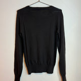 Fendi Zucca Monogram Cardigan Sweater Black Women's