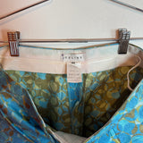 Vintage Celine Silk Circle Print High Waist Wide Leg Trouser Pants Size 40