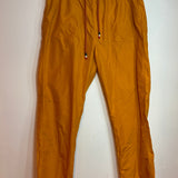 Moncler Orange Sporty Trousers Track Pants Drawstring Waist Size 54