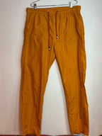 Moncler Orange Sporty Trousers Track Pants Drawstring Waist Size 54