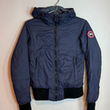 Canada Goose Dore Down Hoody Puffer Jacket Navy Blue Size XS Women's