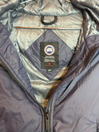 Canada Goose Dore Down Hoody Puffer Jacket Navy Blue Size XS Women's