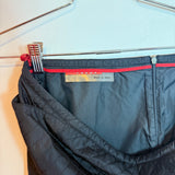 Prada Black Nylon Knee-Length Quilted Pencil Skirt