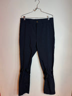 Vivienne Westwood Plaid Black Checkered Tied Knees Bondage Trousers Size 48