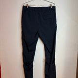 Vivienne Westwood Plaid Black Checkered Tied Knees Bondage Trousers Size 48