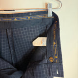 Vivienne Westwood Plaid Black Checkered Tied Knees Bondage Trousers Size 48