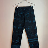 Vintage Issey Miyake Me Cartoon Graphic Print Trousers Pants Blue