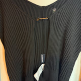 Jacquemus La Maille Pralù Longue Cardigan Black w/ Gold-toned Logo Size 36