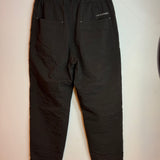 And Wander Seersucker Pleated Relaxed Fit Pants Black Men's