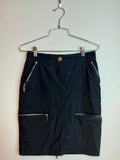 Celine Multi-Pocket A-Line Skirt Black Size 36