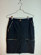 Celine Multi-Pocket A-Line Skirt Black Size 36