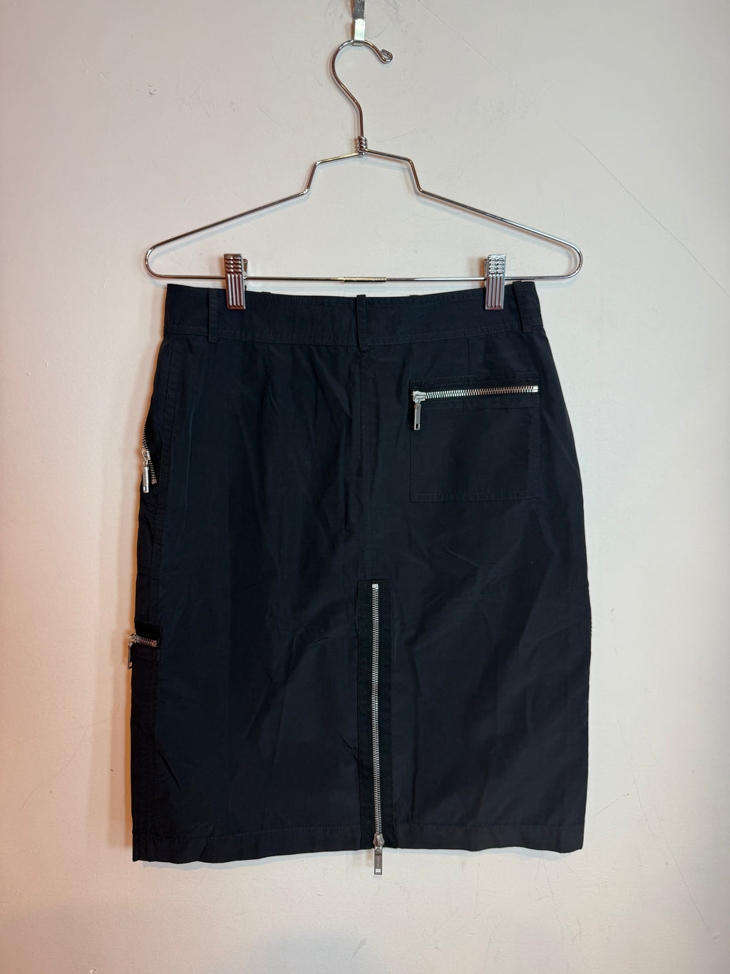 Celine Multi-Pocket A-Line Skirt Black Size 36