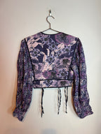 Isabel Marant Étoile Halita Floral Quilted Cropped Blouse