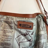 Vintage John Galliano Gazette Newspaper Print Shoulder Bag Handbag