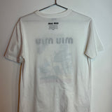 Miu Miu x DC Comics Wonder Woman Graphic Tee Shirt White