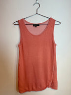 Loro Piana Baby Cashmere Silk Blend Tank Top Pink Women's Size 42