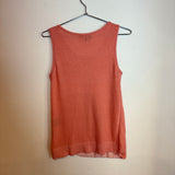 Loro Piana Baby Cashmere Silk Blend Tank Top Pink Women's Size 42
