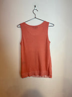Loro Piana Baby Cashmere Silk Blend Tank Top Pink Women's Size 42