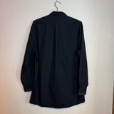Louis Vuitton Two Pocket Chest Stripe Detail Button-Up Long Sleeve Shirt Black