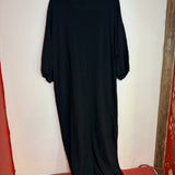 Toteme Black Long Sleeve Maxi Beach Dress