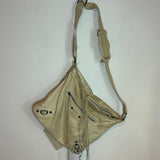 Vintage Balenciaga City Leather Handbag Shoulder Bag Beige