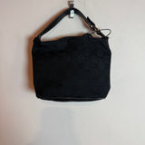Vintage Gucci GG Canvas Black Mini Handbag Hobo Shoulder Bag