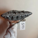 Gucci Metallic Silver Guccissima Leather GG Monogram Crossbody Bag