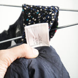 Chanel Multicolor Sleeveless Tweed Dress with Pleated Skirt Black Size 42