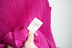 Pleats Please Issey Miyake 3D Bats Sleeveless Pleated Mock Neck Top Size 4