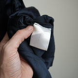 Vintage Chanel Navy Blue Silk Sleeveless Top Blouse Camisole