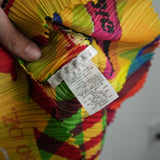 Pleats Please Issey Miyake Sleeveless Pleated Bubble Gum Graphic Top Size 3