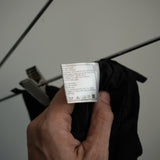 VTG Chanel Boutique High Waisted Button Front Wide Leg Pants Trousers Black 36