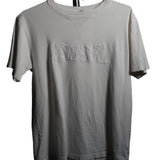 DIOR Logo Embossed Design Tee Shirt White