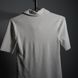 Louis Vuitton Uniforms Polo Shirt Top with Gold Buttons Wide Collar White