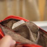 Bottega Veneta Interaccio Red Crossbody Bag