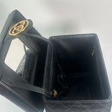 Vintage Chanel 2 Way Cosmetic Bag w/ Crossbody Strap