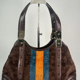 Gucci Shoulder Bag Marrakech Suede