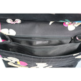 #39. Vintage Chanel Black Choco Bar Reissue Cotton Shoulder Bag Multicolor