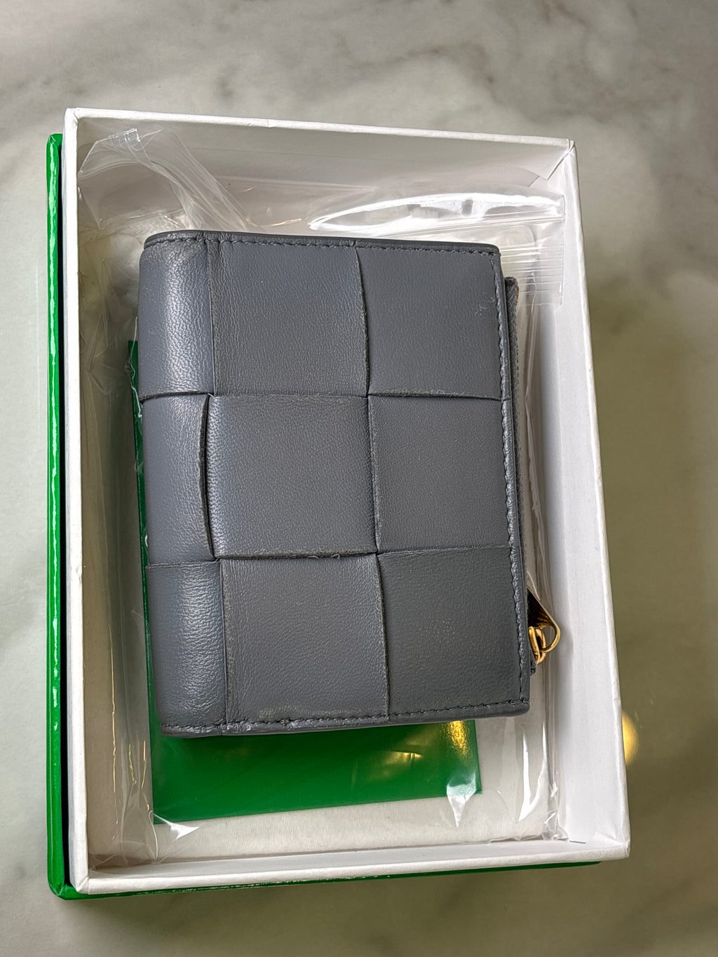 Japan Exclusive - Bottega Veneta Cassette Maxi Intrecciato Leather Wallet with Box